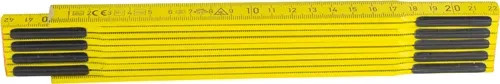DOPPIOMETRO LEGNO ACERO GIALLO 10 ASTE - Senza Marca - Vista Principale