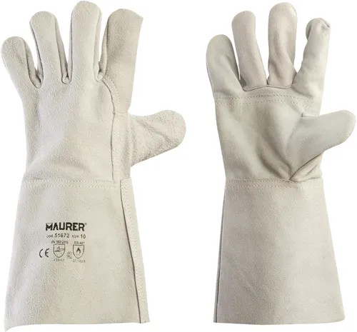 GUANTI LAVORO CROSTA WELDING MAURER CON MANICHETTA - MAURER - Vista Principale