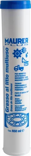 GRASSO AL LITIO MULTIUSO MAURER PLUS 650ML CARTUCCIA - MAURER-PLUS - Vista Principale