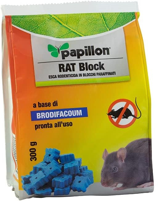 ESCA TOPICIDA RAT BLOCK PAPILLON - PAPILLON - Vista Principale