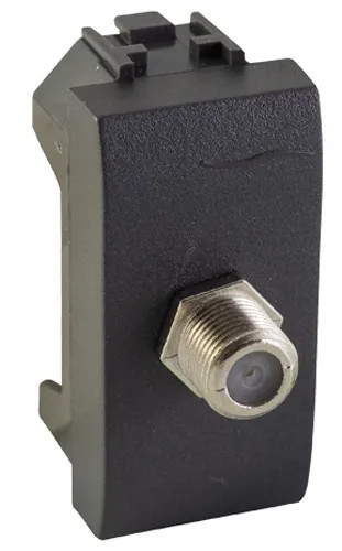 PRESA COASSIALE SAT/TV LIVING GRIGIO MAURER - Senza Marca - Vista Principale