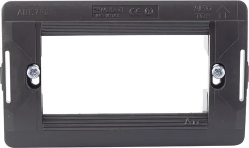 SUPPORTO INTERRUTTORI LIVING STANDARD A75 4 POSTI GRIGIO MAURER - Senza Marca - Vista Principale