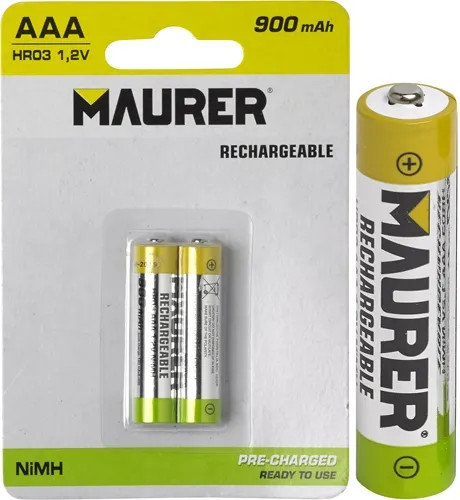 BATTERIE MAURER RICARICABILI MINISTILO - MAURER - Vista Principale