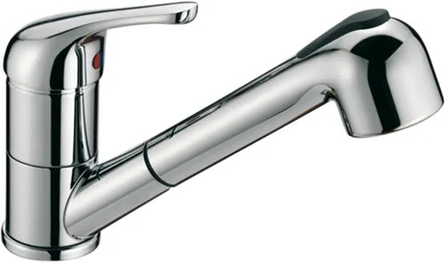 MISCELATORE LAVELLO CUCINA MAURER ALBA CON DOCCETTA - MAURER - Vista Principale