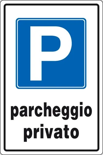 SEGNALETICA STRADALE PARCHEGGIO PRIVATO - STAMPLAST - Vista Principale