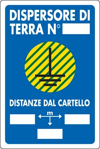 SEGNALETICA SICUREZZA "DISPERSIONE TERRA" - STAMPLAST - Vista Principale
