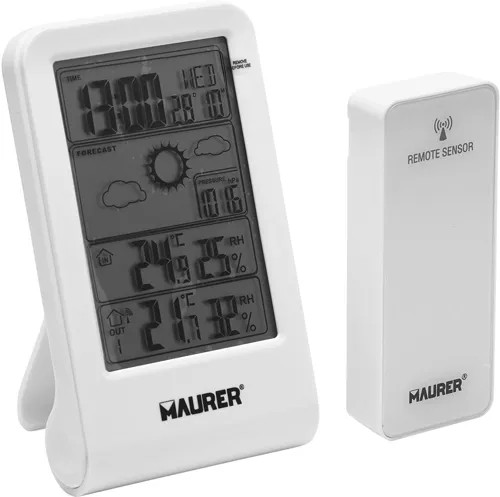 STAZIONE METEO DIGITALE WIRELESS CON BAROMETRO MAURER - MAURER - Vista Principale