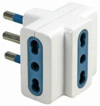 ADATTATORE TRIPLO 16A BIANCO MAURER - MAURER - Vista Principale