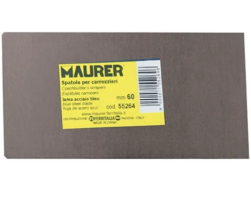 SPATOLA RETTANGOLARE LISCIA BLU MAURER - MAURER - Vista Principale