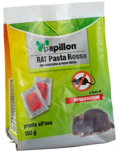 ESCA TOPICIDA IN PASTA ROSSA BRODIFACOUM - PAPILLON - Vista Principale