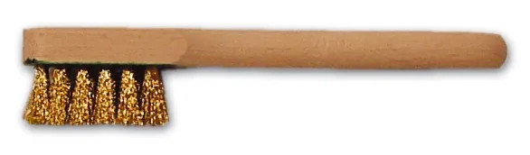 SPAZZOLA OTTONE PAVAN X CANDELE 1761 MANICO LEGNO - PAVAN-ANCORA - Vista Principale