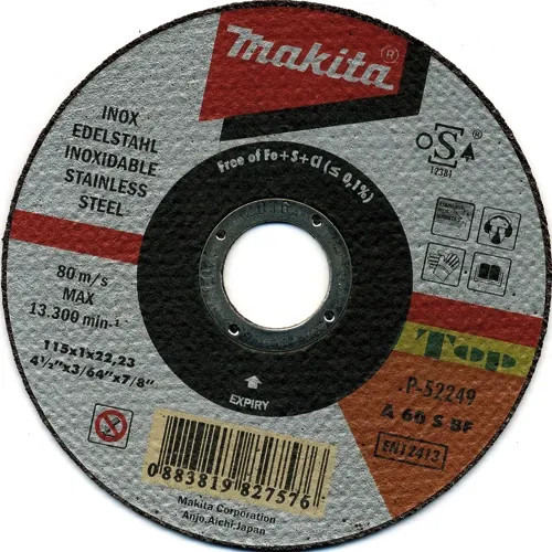 MOLA TAGLIO ACCIAIO INOX MAKITA - MAKITA - Vista Principale