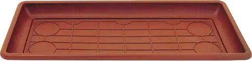 SOTTOVASO RETTANGOLARE TERRACOTTA - DUPLAST
