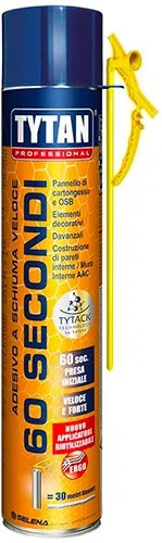 SCHIUMA ADESIVA RAPIDA 300ML MANUALE 60 SECONDI - Senza Marca - Vista Principale
