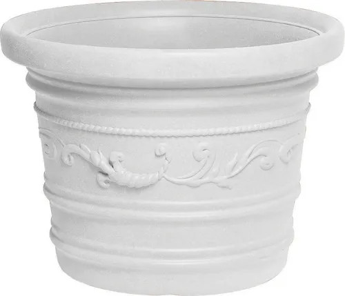 VASO TONDO FESTONATO BIANCO - Senza Marca - Vista Principale