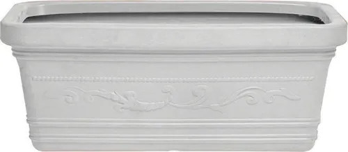 VASO RETTANGOLARE MAXI FESTONATO BIANCO - Senza Marca - Vista Principale