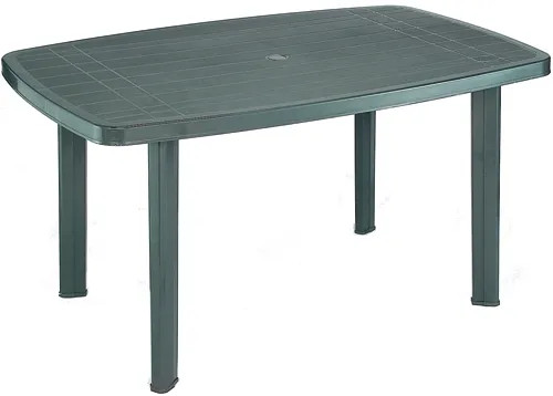 Tavolo Resina Verde Rettang. Ulisse - Senza Marca - Vista Principale