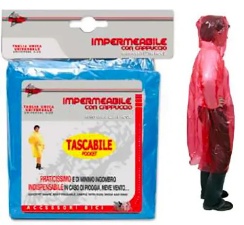 IMPERMEABILE TASCABILE TAGLIA UNIVERSALE - Senza Marca - Vista Principale