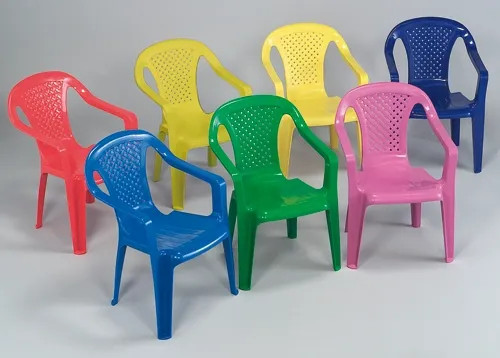 SEDIA RESINA BABY CON BRACCIOLI COLORATA - Senza Marca - Vista Principale