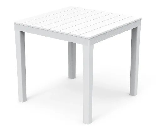 TAVOLO RESINA QUADRATO BALI BIANCO - Senza Marca - Vista Principale