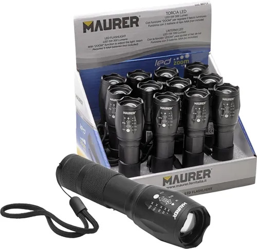 TORCE LED ALLUMINIO ALTA LUMINOSITA' MAURER - MAURER - Vista Principale