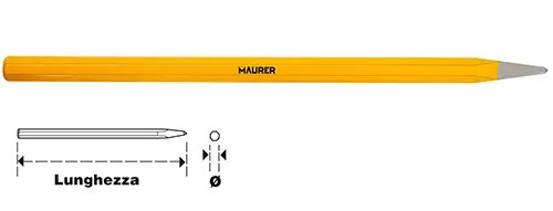 SCALPELLO MURATORE PUNTA RIAFFILATA MAURER - MAURER - Vista Principale