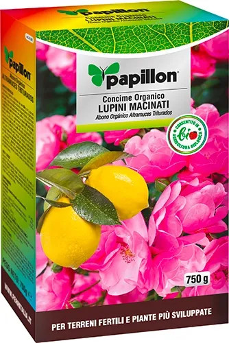 CONCIME ORGANICO LUPINI - PAPILLON - Vista Principale