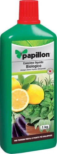 CONCIME LIQUIDO BIOLOGICO PER PIANTE AROMATICHE E AGRUMI - PAPILLON - Vista Principale