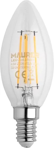 LAMPADA LED FILAMENTO MAURER OLIVA E14 - MAURER - Vista Principale