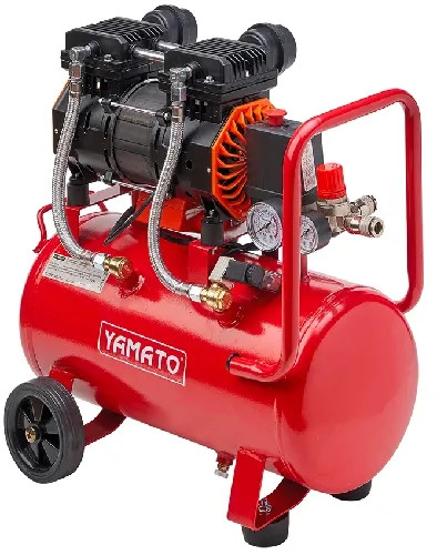 COMPRESSORE OILLESS 24LT 1HP SILENZIATO YAMATO - YAMATO - Vista Principale