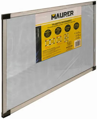 ZANZARIERA TELAIO ESTENSIBILE ORIENTABILE GRIGIO MAURER FIBRA - MAURER - Vista Principale