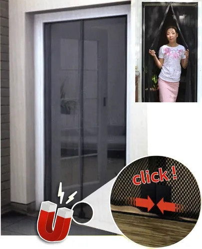 ZANZARIERA BIANCA C/VELCRO X PORTE A STRISCE MAGNETICHE MAURER - MAURER - Vista Principale