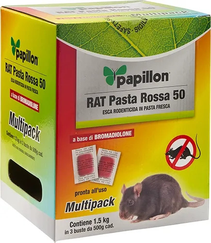 ESCA TOPICIDA PASTA ROSSA PAPILLON - PAPILLON - Vista Principale