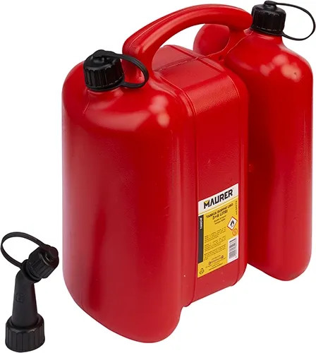 TANICA CARBURANTE PLASTICA ROSSA DOPPIO USO - MAURER - Vista Principale
