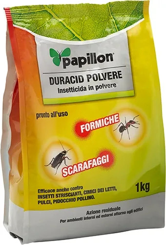 INSETTICIDA IN POLVERE BUSTA DURAFAST POLVERE - PAPILLON - Vista Principale