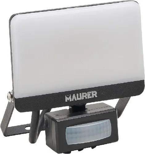 PROIETTORE LED C/SENS.MOVIMENTO MAURER 50W 4000°K IP65 - Senza Marca - Vista Principale