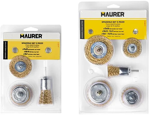 SPAZZOLE A TAZZA MAURER SET 5 PZ - MAURER - Vista Principale