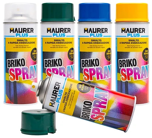 BRIKO SPRAY MAURER PLUS 400ML ARANCIO RAL2004 - MAURER-PLUS - Vista Principale
