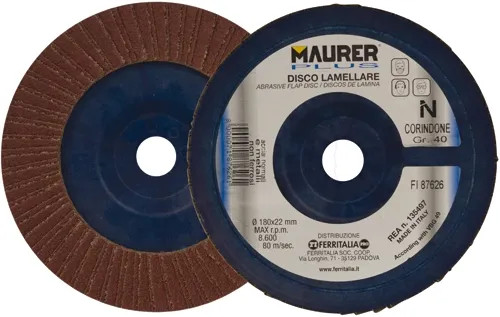 DISCO LAMELLARE CORINDONE - MAURER-PLUS