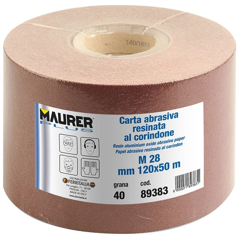 CARTA ABRASIVA ROTOLO MAURER PLUS M28 GR180 - MAURER-PLUS - Vista Principale