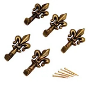 GANCI PER QUADRI GIGLIO PICCOLO BRONZO MAURER BL.5PZ - MAURER - Vista Principale