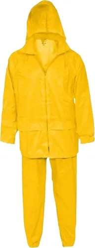 IMPERMEABILE LAVORO POLIESTERE/PVC COMPLETO GIALLO XXL MAURER - MAURER - Vista Principale