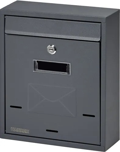 CASSETTA POSTALE MAURER DOMUS ANTRACITE - MAURER - Vista Principale
