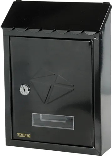 CASSETTA POSTALE MAURER 'STAMP' NERO - MAURER - Vista Principale