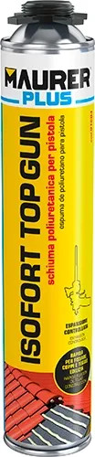 SCHIUMA POLIURETANICA X PISTOLA ISOFORT TOP GUN MAURER PLUS 750MLCOPPI - MAURER-PLUS - Vista Principale