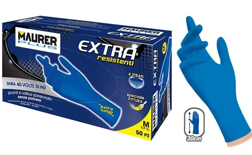 GUANTI MONOUSO LATTICE "EXTRA" TG.XL MAURER PLUS - MAURER-PLUS - Vista Principale