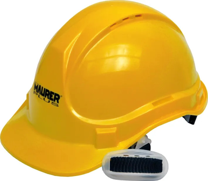 ELMETTO PROTETTIVO REGOLABILE ABS GIALLO SENAPE MAURER PLUS CE - MAURER-PLUS - Vista Principale