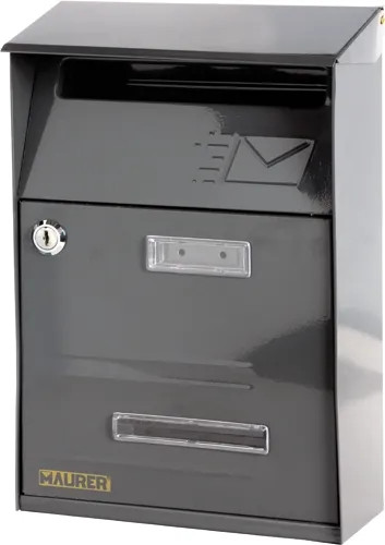 CASSETTA POSTALE MAURER SIGNAL ANTRACITE - MAURER - Vista Principale