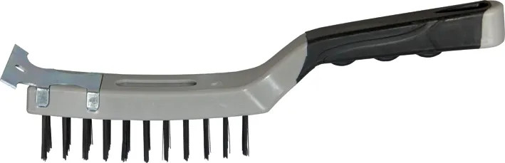 SPAZZOLA ACCIAIO MAURER MANICO+RASCHIETTO SOFTGRIP - MAURER - Vista Principale