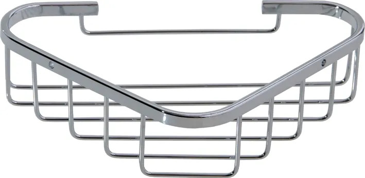 PORTAOGGETTI BAGNO ANGOLARE ACCIAIO INOX "AQUA" - MAURER - Vista Principale